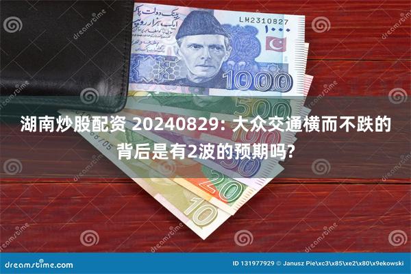 湖南炒股配资 20240829: 大众交通横而不跌的背后是有2波的预期吗?