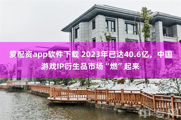 爱配资app软件下载 2023年已达40.6亿，中国游戏IP衍生品市场“燃”起来