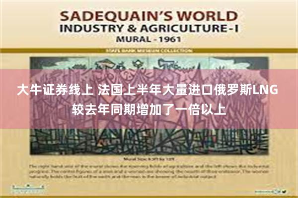 大牛证券线上 法国上半年大量进口俄罗斯LNG 较去年同期增加了一倍以上